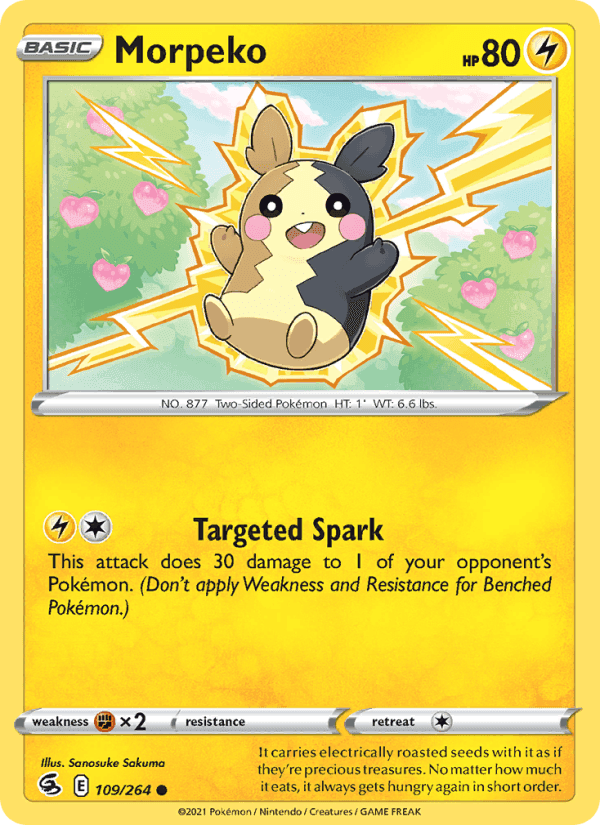 Morpeko, card 109 from Fusion Strike