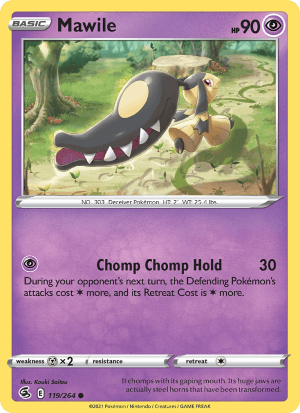 Mawile, card 119 from Fusion Strike