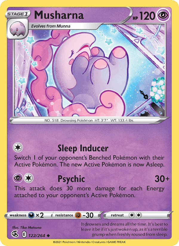 Musharna, card 122 from Fusion Strike