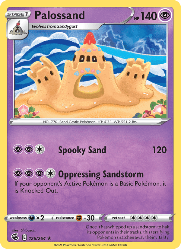 Palossand, card 126 from Fusion Strike