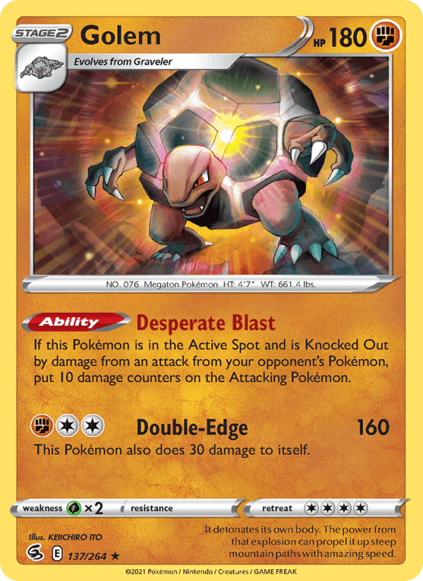 Fusion Strike の 137 番、Golem