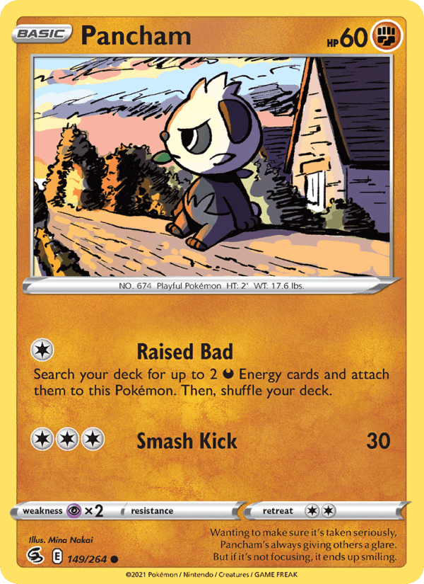 Pancham, card 149 from Fusion Strike