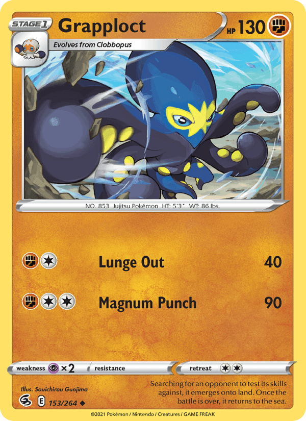 Grapploct, card 153 from Fusion Strike