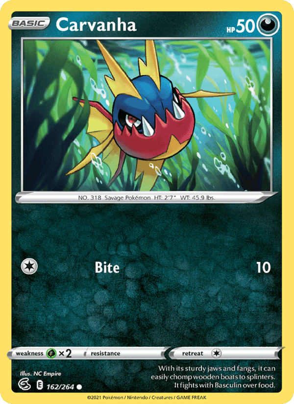Carvanha, card 162 from Fusion Strike