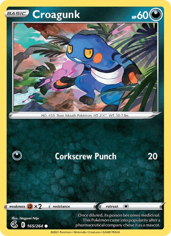 Fusion Strike の 165 番、Croagunk