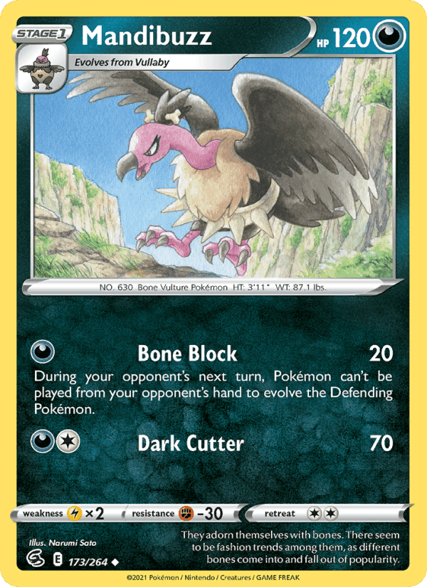 Mandibuzz, card 173 from Fusion Strike