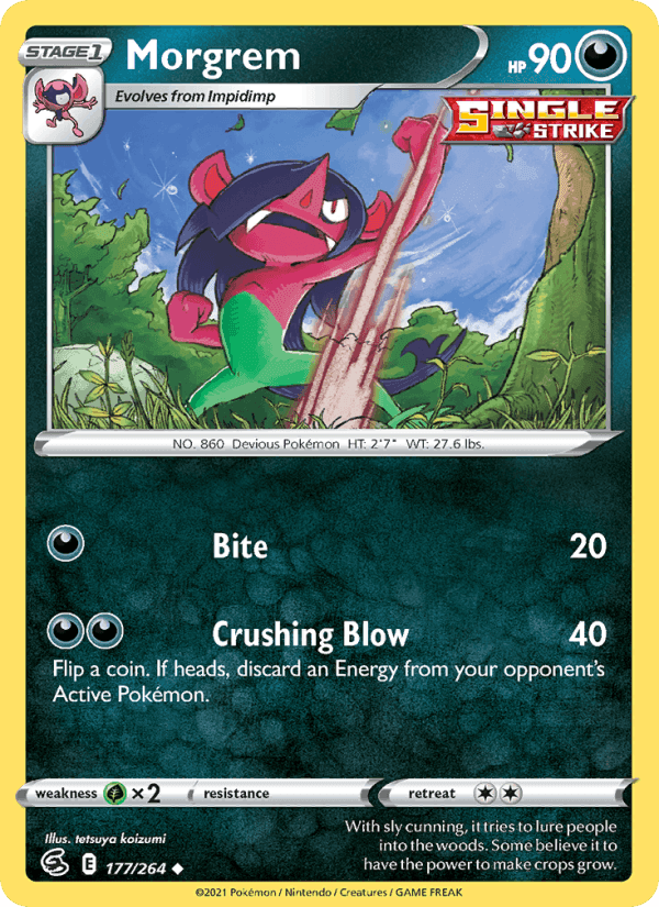Morgrem, card 177 from Fusion Strike