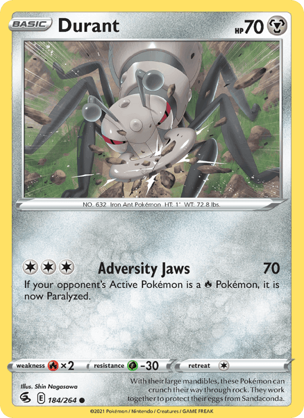 Durant, card 184 from Fusion Strike