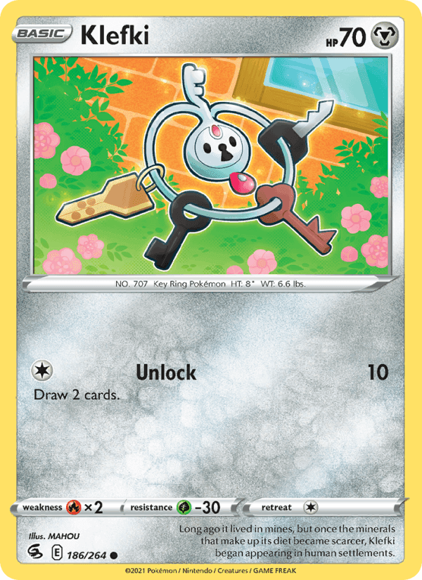 Klefki, card 186 from Fusion Strike