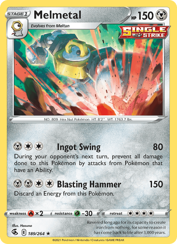 Melmetal, card 189 from Fusion Strike
