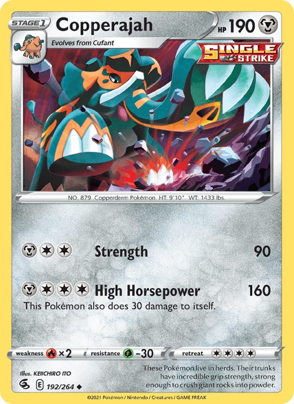 Copperajah, card 192 from Fusion Strike