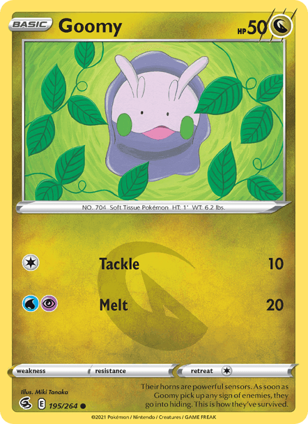 Goomy, card 195 from Fusion Strike