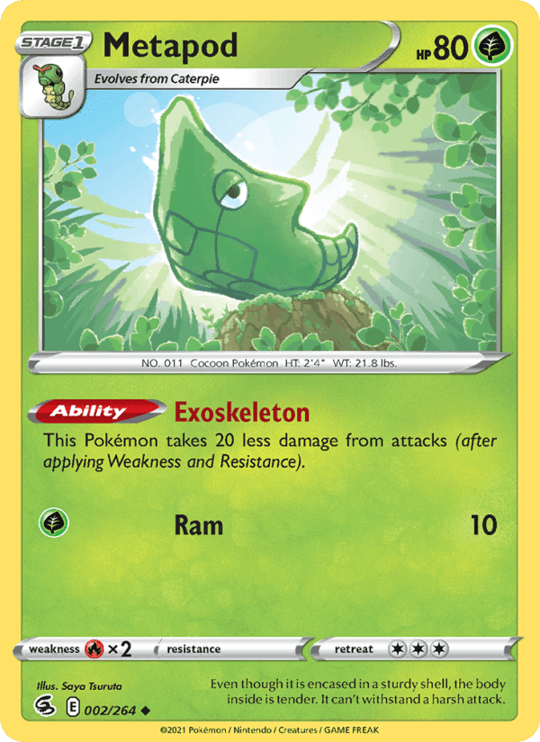 Fusion Strike の 2 番、Metapod