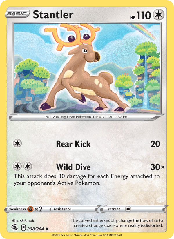 Stantler, card 208 from Fusion Strike