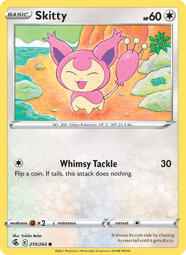Skitty, card 210 from Fusion Strike