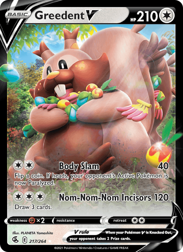 Greedent V, carte 217 de Fusion Strike