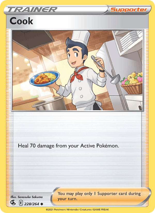 Cook, card 228 from Fusion Strike