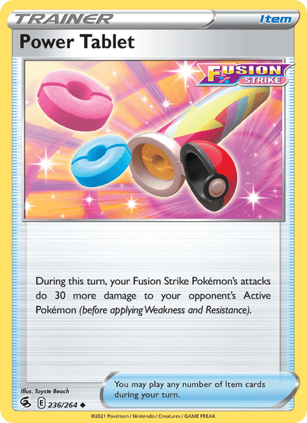 Power Tablet, card 236 from Fusion Strike