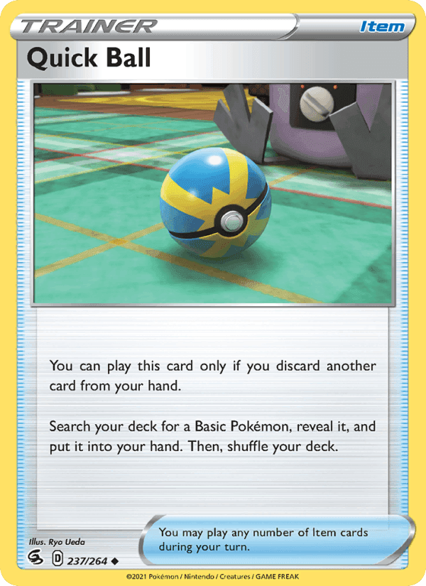 Quick Ball, card 237 from Fusion Strike