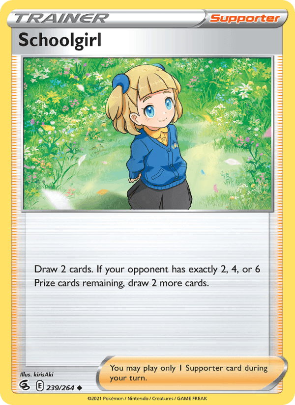Schoolgirl, card 239 from Fusion Strike