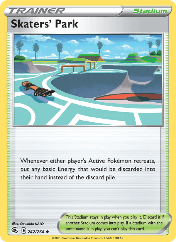 Skaters' Park, card 242 from Fusion Strike