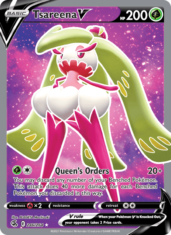 Tsareena V, card 246 from Fusion Strike