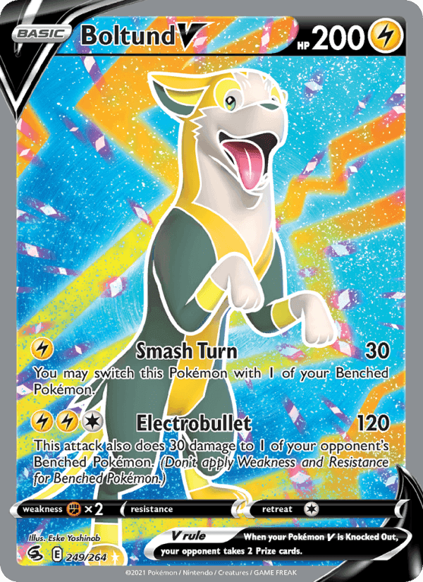 Boltund V, card 249 from Fusion Strike