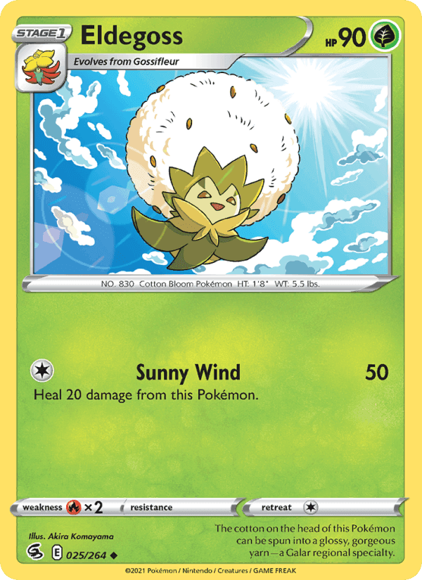 Eldegoss, carte 25 de Fusion Strike