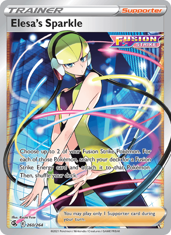 Elesa's Sparkle, carte 260 de Fusion Strike