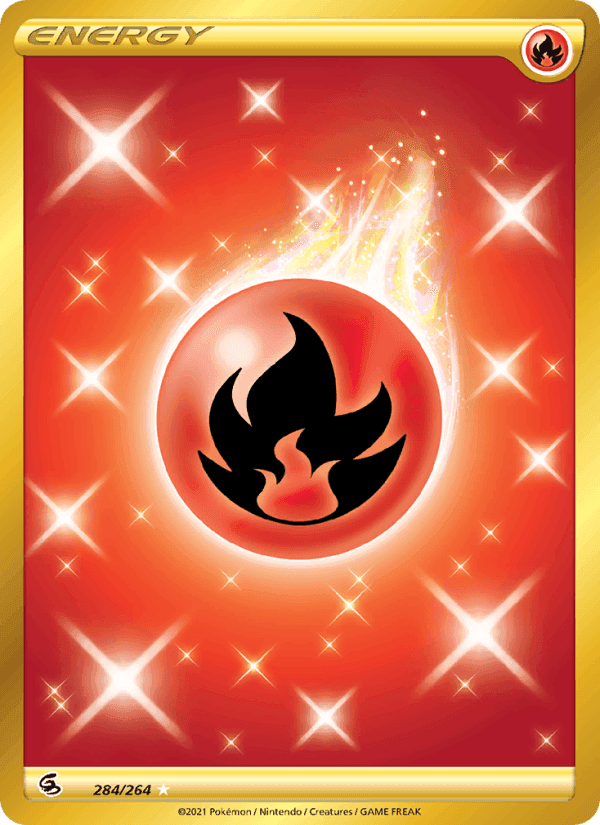 Fire Energy, card 284 from Fusion Strike