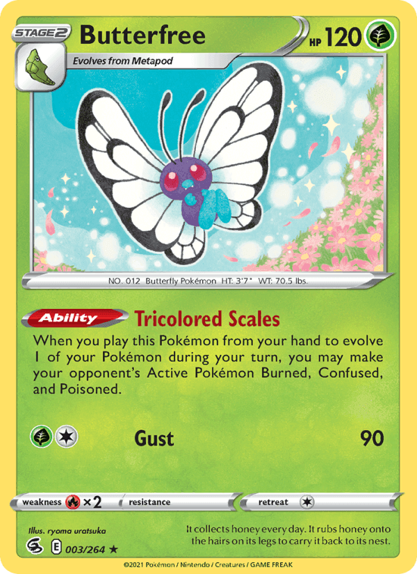 Butterfree, carta 3 di Fusion Strike