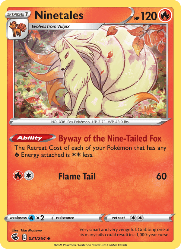 Fusion Strike の 31 番、Ninetales