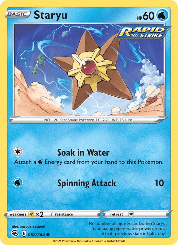 Fusion Strike の 52 番、Staryu