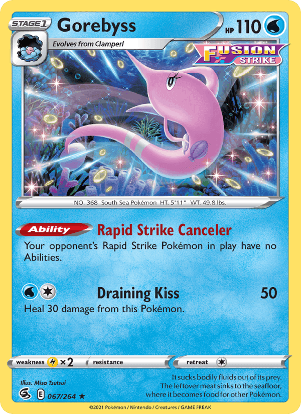 Gorebyss, card 67 from Fusion Strike