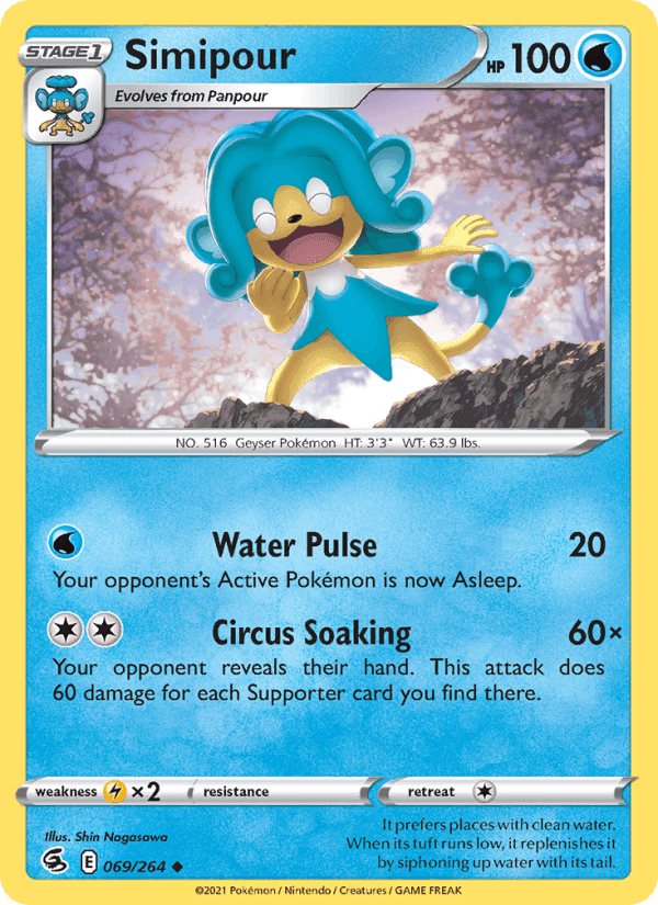 Simipour, card 69 from Fusion Strike