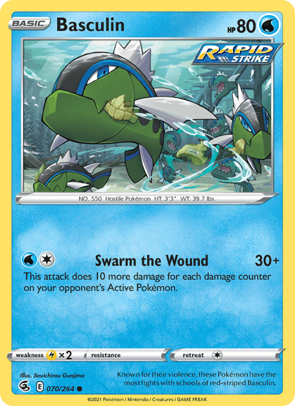 Basculin, card 70 from Fusion Strike