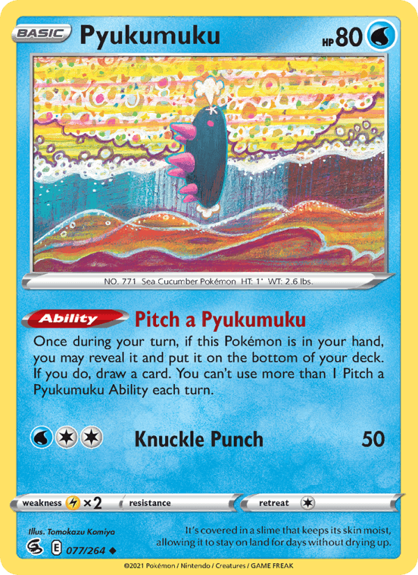 Pyukumuku, card 77 from Fusion Strike