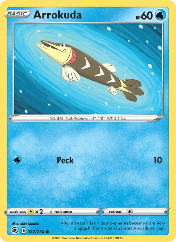 Arrokuda, card 82 from Fusion Strike
