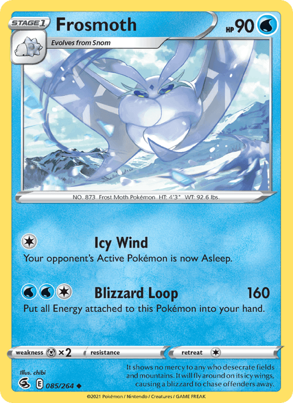 Frosmoth, card 85 from Fusion Strike