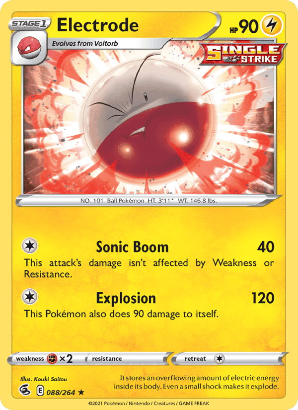 Electrode, card 88 from Fusion Strike