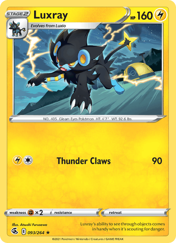 Luxray, card 93 from Fusion Strike
