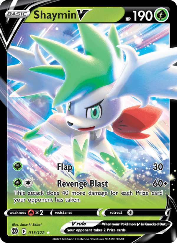Shaymin V, card 013 from Brilliant Stars