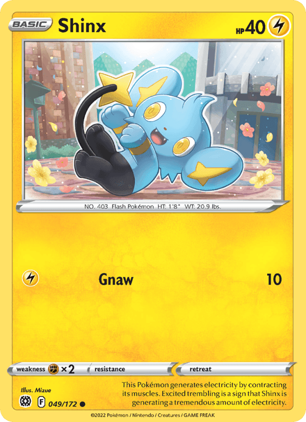 Shinx, carta 049 di Brilliant Stars