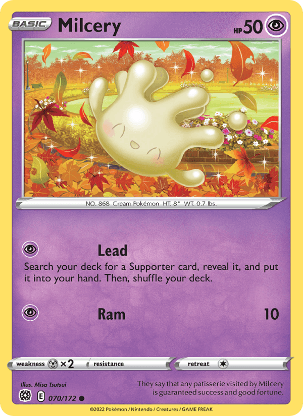 Milcery, card 070 from Brilliant Stars