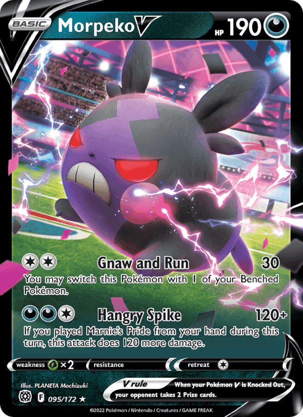 Morpeko V, card 095 from Brilliant Stars