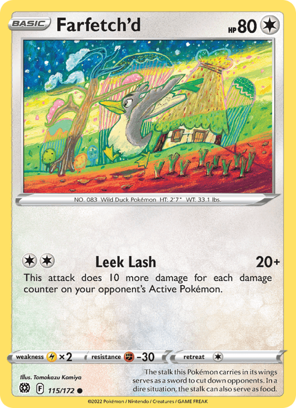 Farfetch'd, card 115 from Brilliant Stars