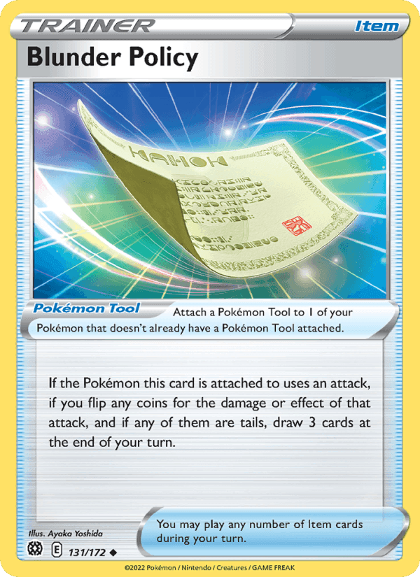 Blunder Policy, card 131 from Brilliant Stars