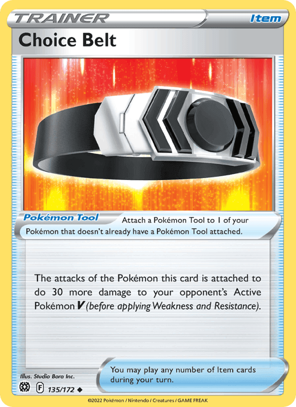 Choice Belt, card 135 from Brilliant Stars