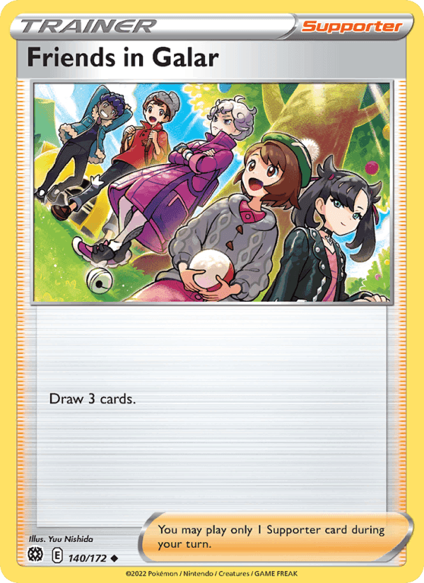 Friends in Galar, card 140 from Brilliant Stars