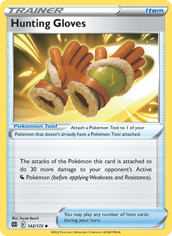 Hunting Gloves, card 142 from Brilliant Stars
